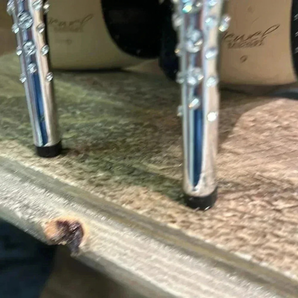 JEWEL BADGLEY MISCHKA Jodie Crystal Embellished Mesh Bootie size 9 - Picture 7 of 8